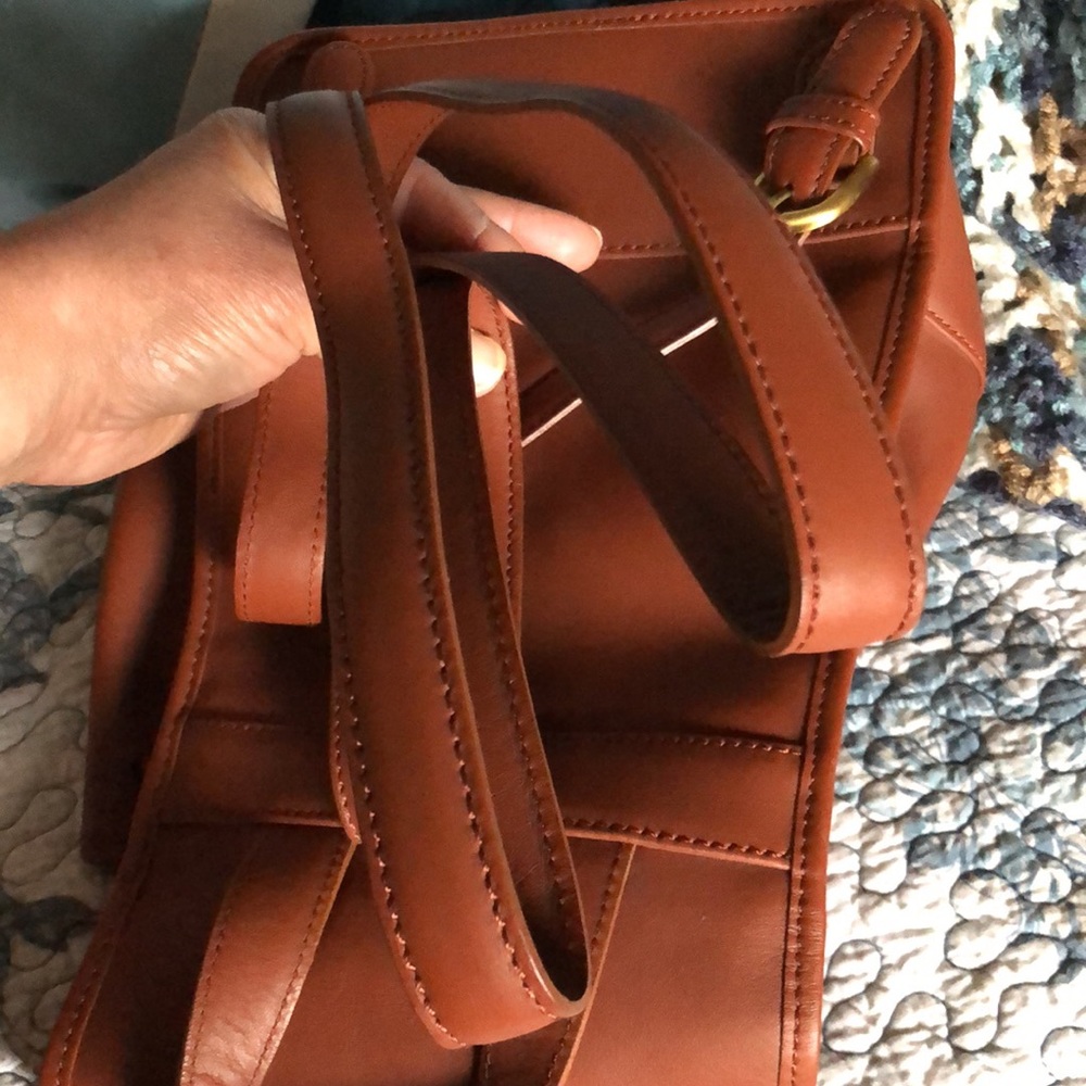 PreOwned Small Backpack Deep Tan - Picture 11 of 12